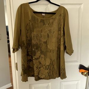 Blue Fish Generous Size 1 Tee